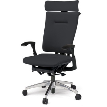 セレーオチェア エクストラハイバック セレクトタイプ 可動肘 ハンガー ビニールレザーDL ウレタンキャスター<配送時組立サービス付> イトーキ