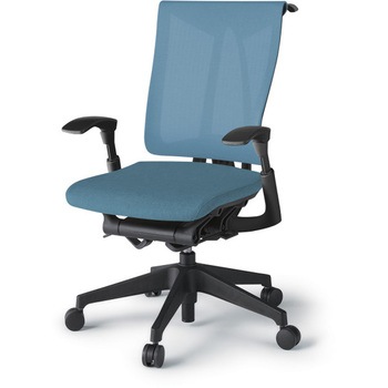 セレーオチェア スタンダードタイプ 可動肘 ハンガー メッシュ張地JE 樹脂脚<配送時組立サービス付> - イトーキ