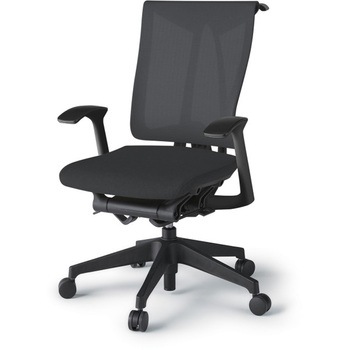 セレーオチェア スタンダードタイプ 固定肘 ハンガー メッシュ張地JE 樹脂脚<配送時組立サービス付> イトーキ