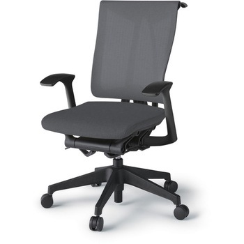 セレーオチェア スタンダードタイプ 固定肘 ハンガー メッシュ張地JE 樹脂脚<配送時組立サービス付> イトーキ