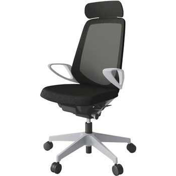 ノートチェア エクストラハイバック 固定肘 ランバーサポートなし メッシュJE ナイロンキャスター<配送時組立サービス付> - イトーキ