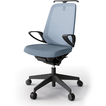 ノートチェア ハイバック 固定肘 ハンガー ランバーサポートなし メッシュJE ナイロンキャスター<配送時組立サービス付> - イトーキ