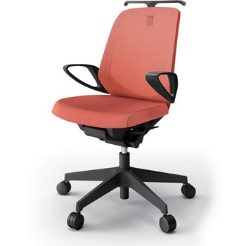 ノートチェア ローバック 固定肘 ハンガー ランバーサポートなし メッシュJE ナイロンキャスター<配送時組立サービス付> イトーキ