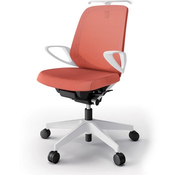 ノートチェア ローバック 固定肘 ハンガー ランバーサポートなし メッシュJE ナイロンキャスター<配送時組立サービス付> イトーキ