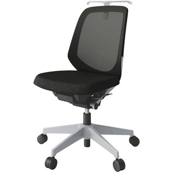 ノートチェア ローバック 肘なし ハンガー ランバーサポートなし メッシュJE ナイロンキャスター<配送時組立サービス付> イトーキ