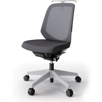 ノートチェア ローバック 肘なし ハンガー ランバーサポートなし メッシュJE ナイロンキャスター<配送時組立サービス付> イトーキ