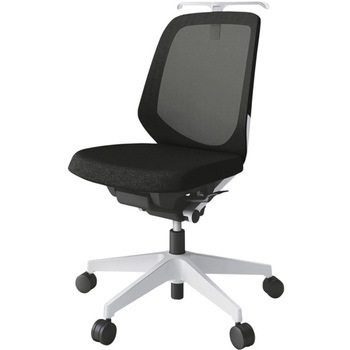 ノートチェア ローバック 肘なし ハンガー ランバーサポートなし メッシュJE ナイロンキャスター<配送時組立サービス付> イトーキ