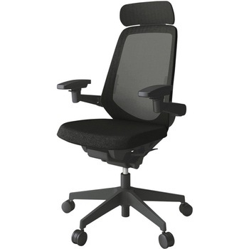 ノートチェア エクストラハイバック 可動肘 ランバーサポート付 メッシュJE ナイロンキャスター<配送時組立サービス付> イトーキ