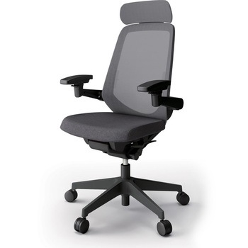 ノートチェア エクストラハイバック 可動肘 ランバーサポート付 メッシュJE ナイロンキャスター<配送時組立サービス付> イトーキ