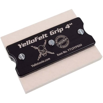 スキージー イエローフェルトグリップ 4” (10cm) YT15YFG04 YELLOTOOLS
