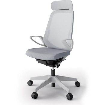 ノートチェア エクストラハイバック 固定肘 ランバーサポート付 メッシュJE ウレタンキャスター<配送時組立サービス付> - イトーキ