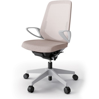 ノートチェア ハイバック 固定肘 ランバーサポート付 メッシュJE ウレタンキャスター<配送時組立サービス付> イトーキ