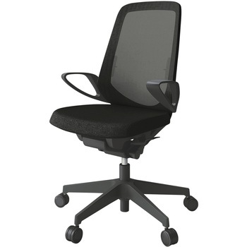 ノートチェア ハイバック 固定肘 ランバーサポート付 メッシュJE ウレタンキャスター<配送時組立サービス付> イトーキ