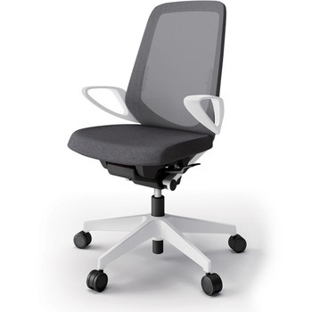 ノートチェア ハイバック 固定肘 ランバーサポート付 メッシュJE ウレタンキャスター<配送時組立サービス付> イトーキ