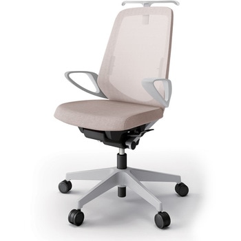 ノートチェア ハイバック 固定肘 ハンガー ランバーサポート付 メッシュJE ウレタンキャスター<配送時組立サービス付> - イトーキ