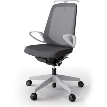 ノートチェア ハイバック 固定肘 ハンガー ランバーサポート付 メッシュJE ウレタンキャスター<配送時組立サービス付> - イトーキ