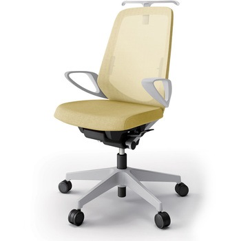 ノートチェア ハイバック 固定肘 ハンガー ランバーサポート付 メッシュJE ウレタンキャスター<配送時組立サービス付> - イトーキ