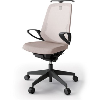 ノートチェア ハイバック 固定肘 ハンガー ランバーサポート付 メッシュJE ウレタンキャスター<配送時組立サービス付> イトーキ