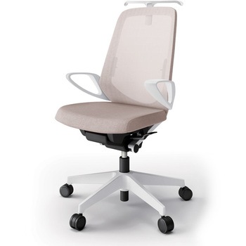 ノートチェア ハイバック 固定肘 ハンガー ランバーサポート付 メッシュJE ウレタンキャスター<配送時組立サービス付> イトーキ