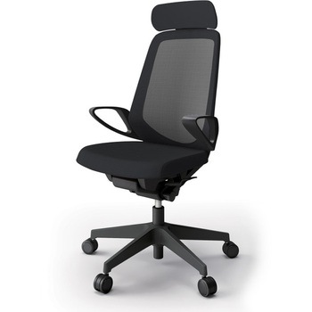 ノートチェア エクストラハイバック 固定肘 ランバーサポートなし メッシュJV ウレタンキャスター<配送時組立サービス付> イトーキ