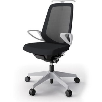 ノートチェア ハイバック 固定肘 ハンガー ランバーサポートなし メッシュJV ウレタンキャスター<配送時組立サービス付> イトーキ