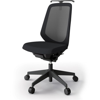 ノートチェア ハイバック 肘なし ハンガー ランバーサポートなし メッシュJV ナイロンキャスター<配送時組立サービス付> イトーキ