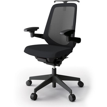 ノートチェア ハイバック 可動肘 ハンガー ランバーサポート付 メッシュJV ナイロンキャスター<配送時組立サービス付> - イトーキ