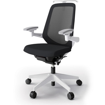 ノートチェア ハイバック 可動肘 ハンガー ランバーサポート付 メッシュJV ナイロンキャスター<配送時組立サービス付> - イトーキ