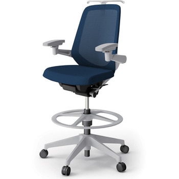 ノートチェア ハイポジションタイプ ハイバック 可動肘 ハンガー ランバーサポートなし メッシュJV 樹脂脚<配送時組立サービス付> イトーキ