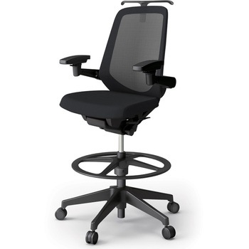 ノートチェア ハイポジションタイプ ハイバック 可動肘 ハンガー ランバーサポートなし メッシュJV 樹脂脚<配送時組立サービス付> イトーキ