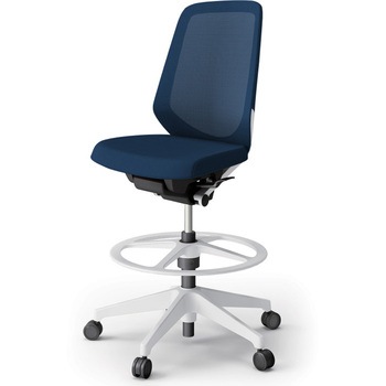 ノートチェア ハイポジションタイプ ハイバック 肘なし ランバーサポートなし メッシュJV 樹脂脚<配送時組立サービス付> - イトーキ