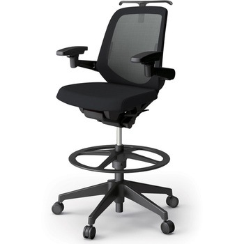 ノートチェア ハイポジションタイプ ローバック 可動肘 ハンガー ランバーサポート付 メッシュJV 樹脂脚<配送時組立サービス付> イトーキ