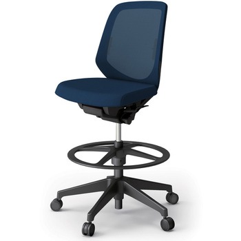 ノートチェア ハイポジションタイプ ローバック 肘なし ランバーサポート付 メッシュJV 樹脂脚<配送時組立サービス付> イトーキ