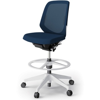 ノートチェア ハイポジションタイプ ローバック 肘なし ランバーサポート付 メッシュJV 樹脂脚<配送時組立サービス付> イトーキ