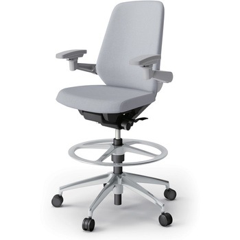 ノートチェア ハイポジションタイプ ハイバック 可動肘 ランバーサポートなし クロスSA アルミ脚<配送時組立サービス付> - イトーキ