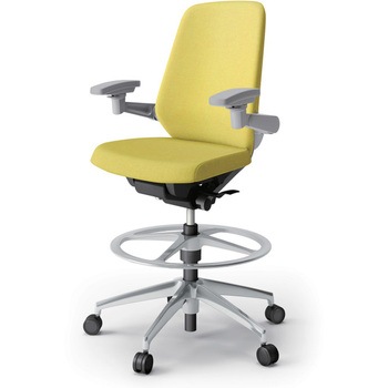 ノートチェア ハイポジションタイプ ハイバック 可動肘 ランバーサポートなし クロスSA アルミ脚<配送時組立サービス付> - イトーキ