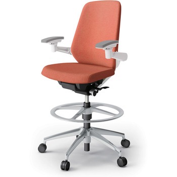 KJ-137SAP1ZWD4 ノートチェア ハイポジションタイプ ハイバック 可動肘 ランバーサポートなし クロスSA アルミ脚<配送時組立サービス付> イトーキ 82312075