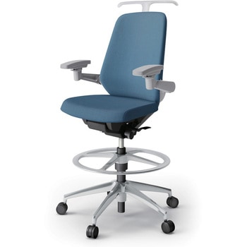 ノートチェア ハイポジションタイプ ハイバック 可動肘 ハンガー ランバーサポートなし クロスSA アルミ脚<配送時組立サービス付> イトーキ