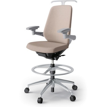 ノートチェア ハイポジションタイプ ハイバック 可動肘 ハンガー ランバーサポートなし クロスSA アルミ脚<配送時組立サービス付> イトーキ