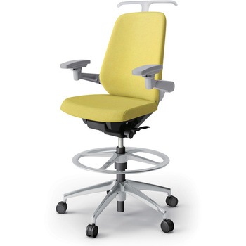 ノートチェア ハイポジションタイプ ハイバック 可動肘 ハンガー ランバーサポートなし クロスSA アルミ脚<配送時組立サービス付> イトーキ