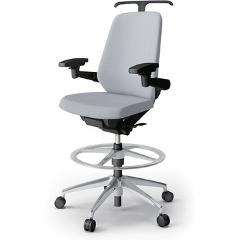 ノートチェア ハイポジションタイプ ハイバック 可動肘 ハンガー ランバーサポートなし クロスSA アルミ脚<配送時組立サービス付> イトーキ