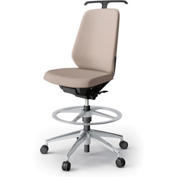 ノートチェア ハイポジションタイプ ハイバック 肘なし ハンガー ランバーサポートなし クロスSA アルミ脚<配送時組立サービス付> イトーキ