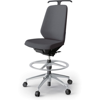 ノートチェア ハイポジションタイプ ハイバック 肘なし ハンガー ランバーサポートなし クロスSA アルミ脚<配送時組立サービス付> イトーキ