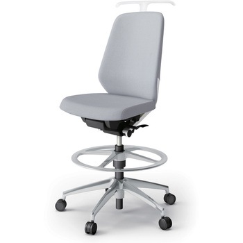 ノートチェア ハイポジションタイプ ハイバック 肘なし ハンガー ランバーサポートなし クロスSA アルミ脚<配送時組立サービス付> イトーキ