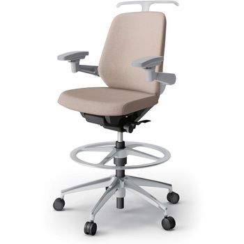 ノートチェア ハイポジションタイプ ローバック 可動肘 ハンガー ランバーサポートなし クロスSA アルミ脚<配送時組立サービス付> イトーキ