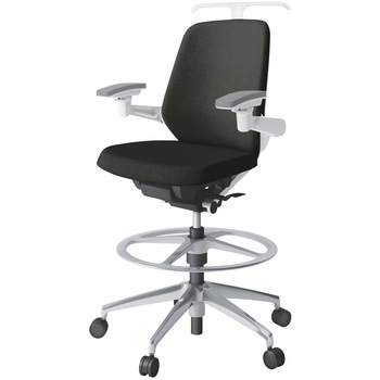 ノートチェア ハイポジションタイプ ローバック 可動肘 ハンガー ランバーサポートなし クロスSA アルミ脚<配送時組立サービス付> イトーキ