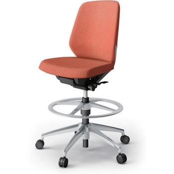 ノートチェア ハイポジションタイプ ローバック 肘なし ランバーサポートなし クロスSA アルミ脚<配送時組立サービス付> イトーキ