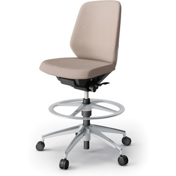 ノートチェア ハイポジションタイプ ローバック 肘なし ランバーサポートなし クロスSA アルミ脚<配送時組立サービス付> イトーキ