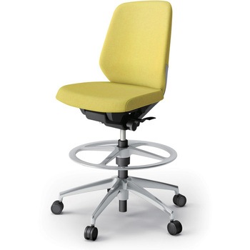 ノートチェア ハイポジションタイプ ローバック 肘なし ランバーサポートなし クロスSA アルミ脚<配送時組立サービス付> イトーキ