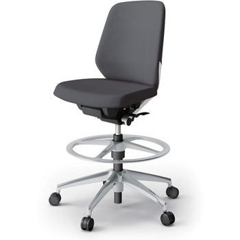 ノートチェア ハイポジションタイプ ローバック 肘なし ランバーサポートなし クロスSA アルミ脚<配送時組立サービス付> イトーキ